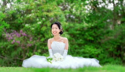 〈さわやか寸景　信仰体験〉　脳性まひの長女が夢のウエディングドレス姿を撮影