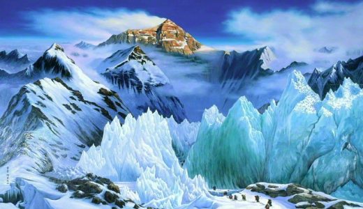 〈絵画は語る〉　常書鴻画伯夫妻の「チョモランマ峰」