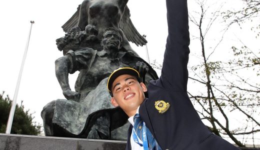 阪神ドラ２　創価大・鈴木勇斗「真っすぐで勝負」ヤクルト村上と対戦希望