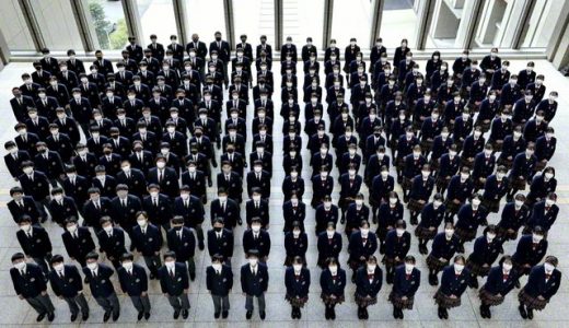 関西創価中学校3年生　創価大学で誓い光る研修