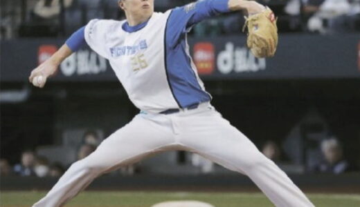 田中正義 プロ初白星 – 勝利引き寄せる３者連続三振